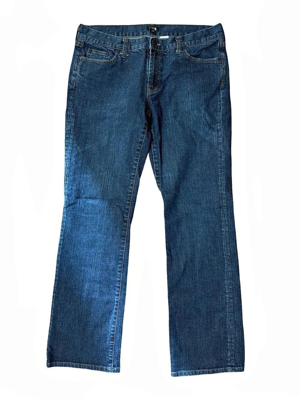 J.Crew City Fit Denim Jeans Straight Leg Blue-Size 10